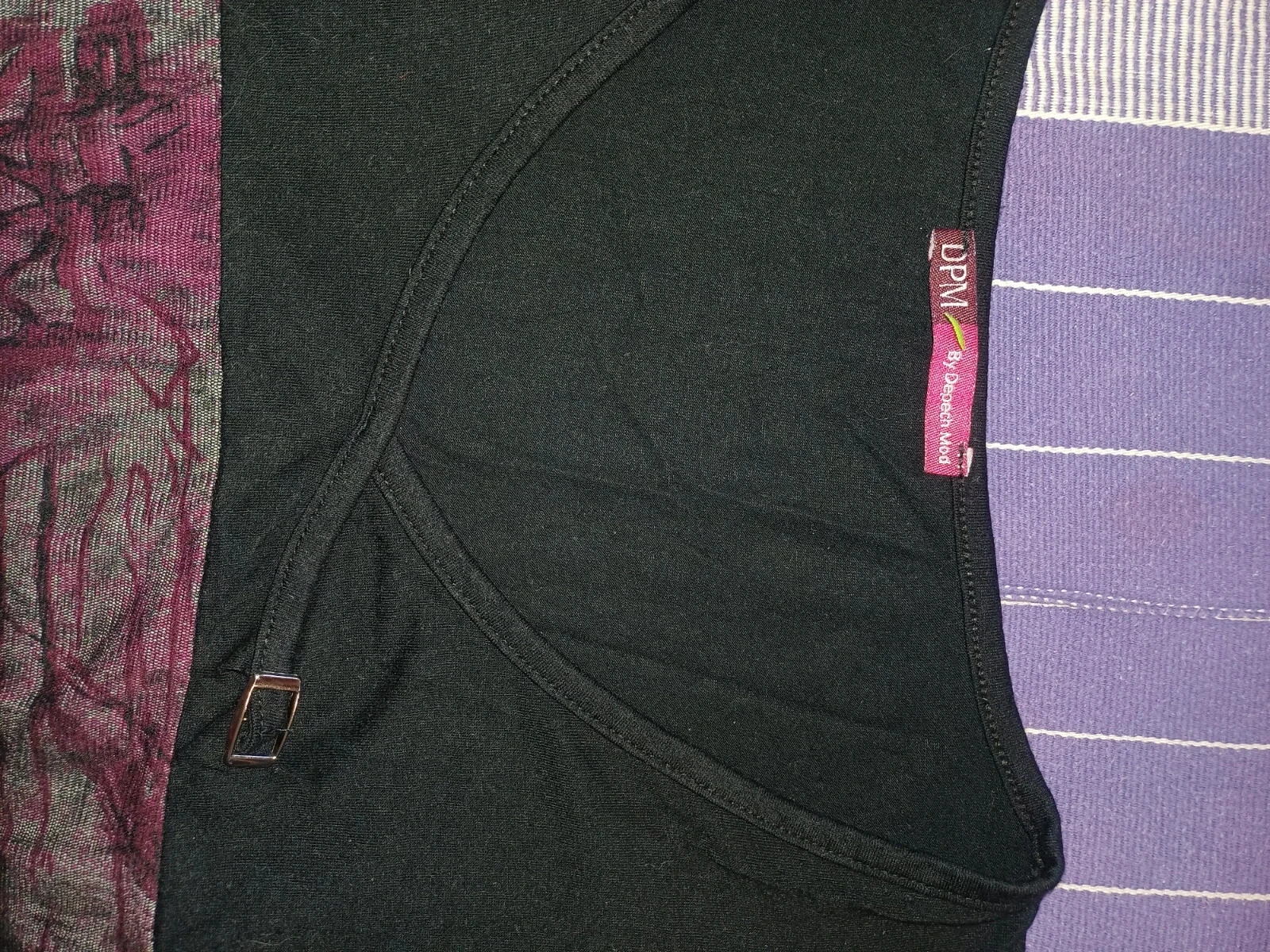 Camiseta com mangas em voile da marca DPM tamanho 42 – photo 6